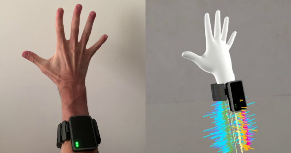 AR Sensor Wearing on the Wrist: