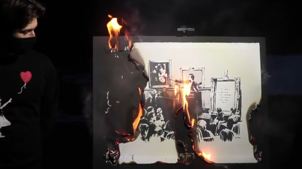 Burning Banksy